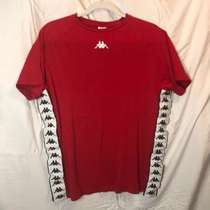KAPPA red tee shirt size L